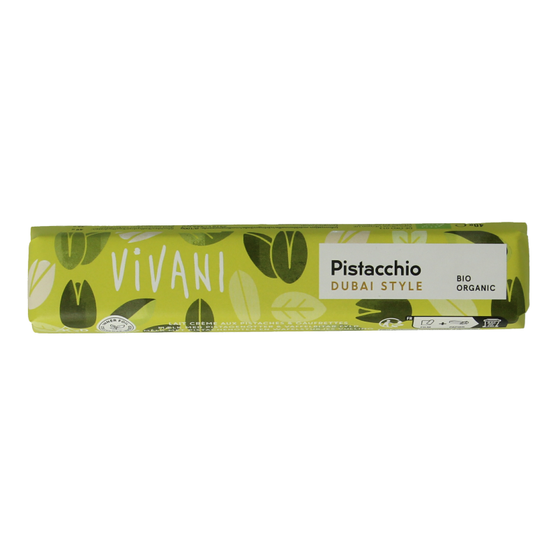 Vivani Chocolate To Go pistacchio bio 40 Gram