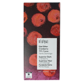Vivani Chocolade puur cranberry 70% bio 80 Gram