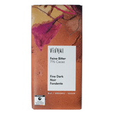 Vivani Chocolade puur 71% bio 80 Gram