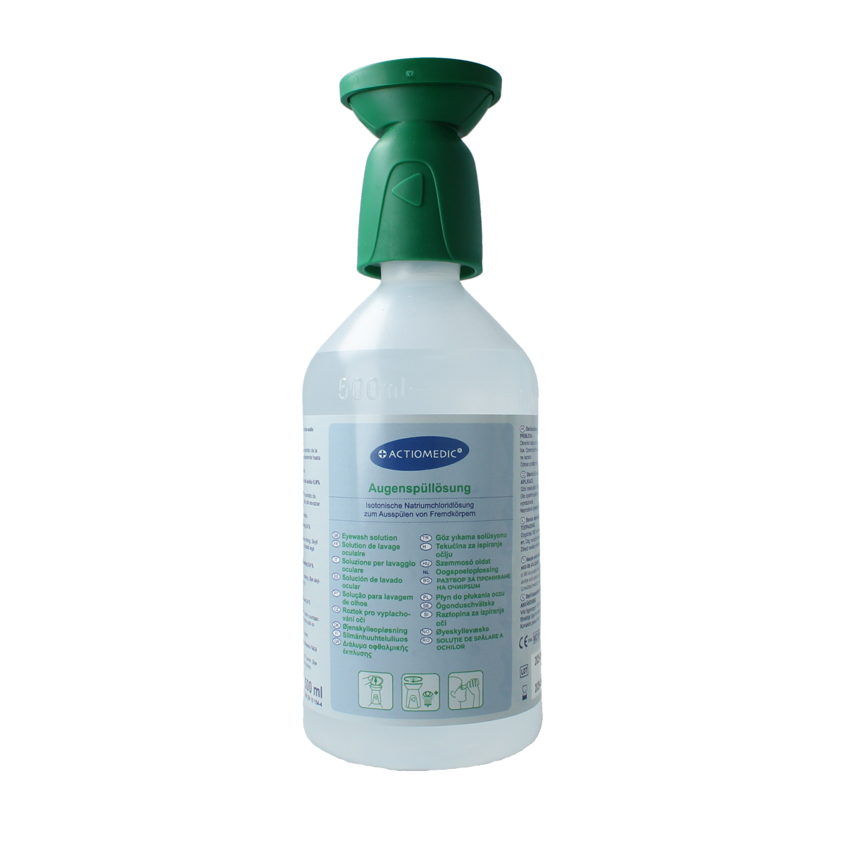 Actiomedic Oogspoelfles 500ml 1.00 Stuks