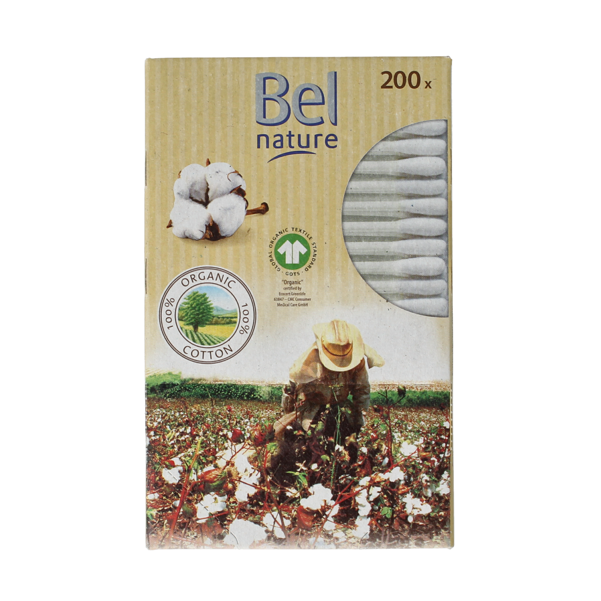 Bel Nature Wattenstaafjes 200.00 Stuks