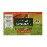 Natur Compagnie Groentebouillon zonder gist bio 8 Stuks