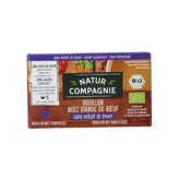 Natur Compagnie Runderbouillon gist- en suikervrij bio 8 Stuks