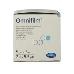 Hartmann Omnifilm fixatiepleister folie 5m x 5cm 1 Stuks