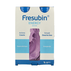 Fresubin Energy drink cassis 200ml 4 Stuks