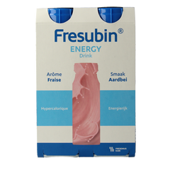 Fresubin Energy drink aardbei 200ml 4.00 Stuks