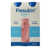 Fresubin Energy drink aardbei 200ml 4 Stuks