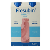 Fresubin Energy drink aardbei 200ml 4 Stuks