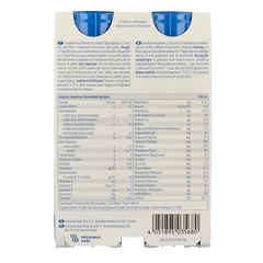 Fresubin Energy drink tropische vruchten 200ml 4 Stuks