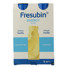 Fresubin Energy drink vanille 200ml 4 Stuks