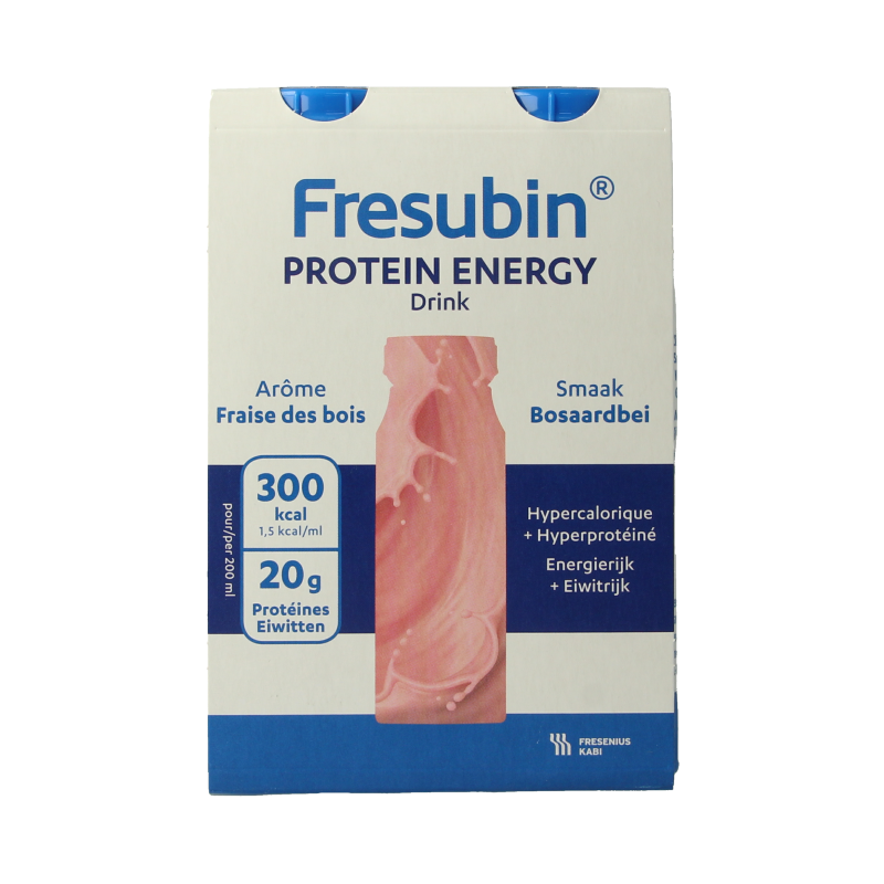 Fresubin Protein bosaardbei 200ml 4 Stuks