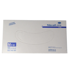 Hartmann Peha soft nitril fino handschoen maat M 150 Stuks