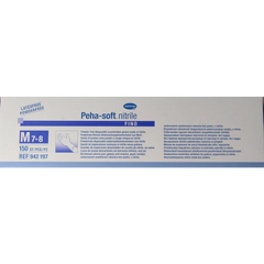 Hartmann Peha soft nitril fino handschoen maat M 150 Stuks