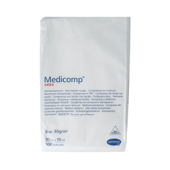 Medicomp Extra 10 10cm 6 laags niet steriel 100 Stuks