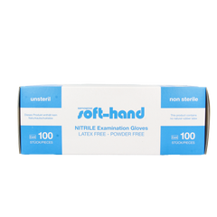 Softhand Onderzoekhandschoen Nitril M 100 Stuks