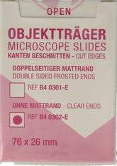 Mainit Objectglaasje 76x26 helder 50.00 Stuks