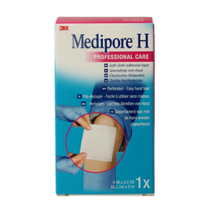 3M Medipore hechtpleister 10cm x 5m 1.00 Stuks