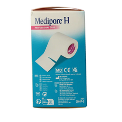 3M Medipore hechtpleister 10cm x 5m 1.00 Stuks
