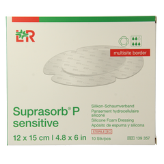 Suprasorb P sensitive multisite 12 x 15 10 Stuks