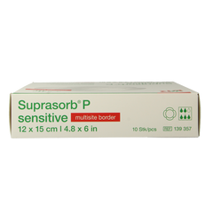 Suprasorb P sensitive multisite 12 x 15 10 Stuks