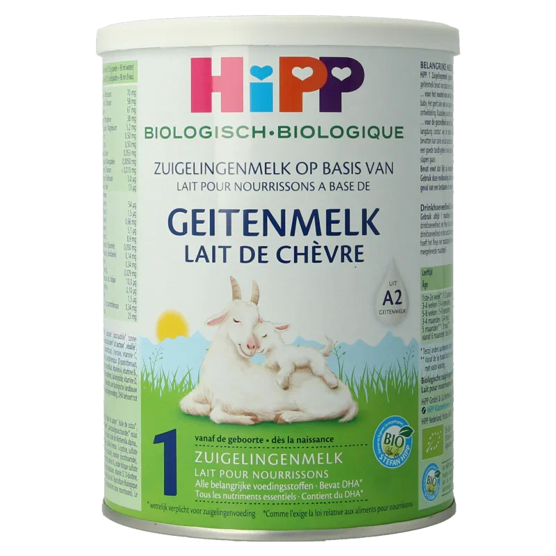 Hipp 1 Biologische zuigelingenmelk op basis van geitenm 400 Gram