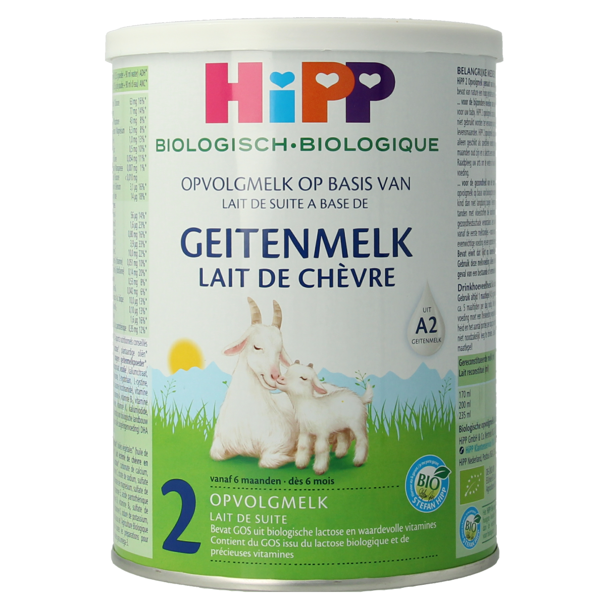 Hipp 2 Biologische opvolgmelk op basis van geitenmelk 400.00 Gram