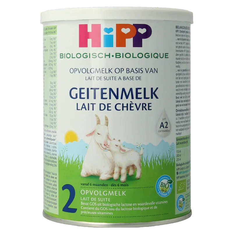 Hipp 2 Biologische opvolgmelk op basis van geitenmelk 400 Gram