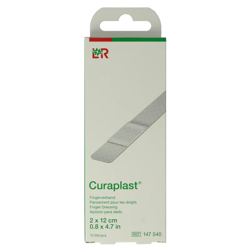 Curaplast Sensitive vingerpleister 2x12cm 10 Stuks