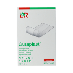 Curaplast Sensitive wondsnelverband 4 x 10cm 10.00 Stuks