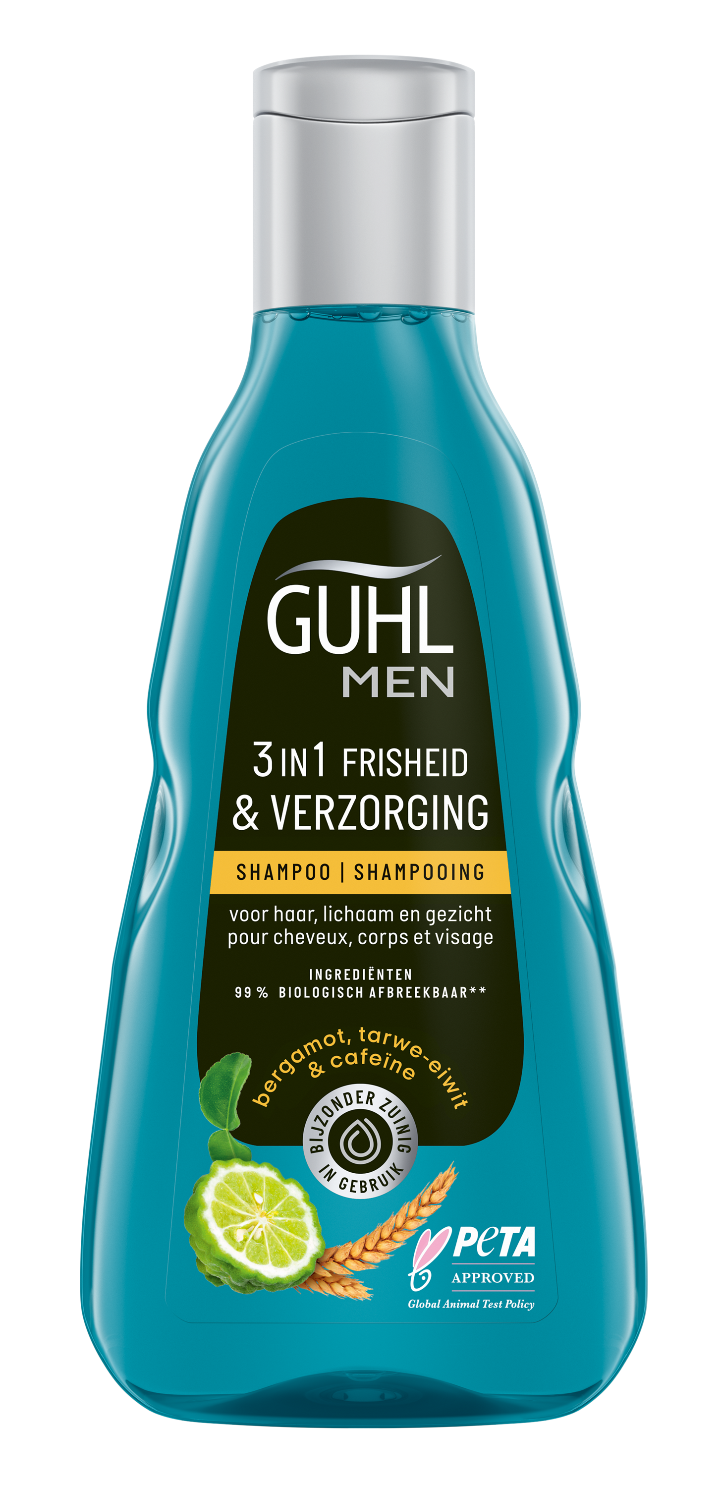 Guhl Man 3-in-1 frisheid & verzorging shampoo 250.00 Milliliter
