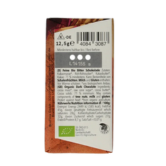 Vivani Chocolade minibars puur 71% bio 12.5 Gram