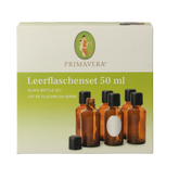 Primavera Lege flessen set 6x50ml schenkdop bruin glas 1 Set