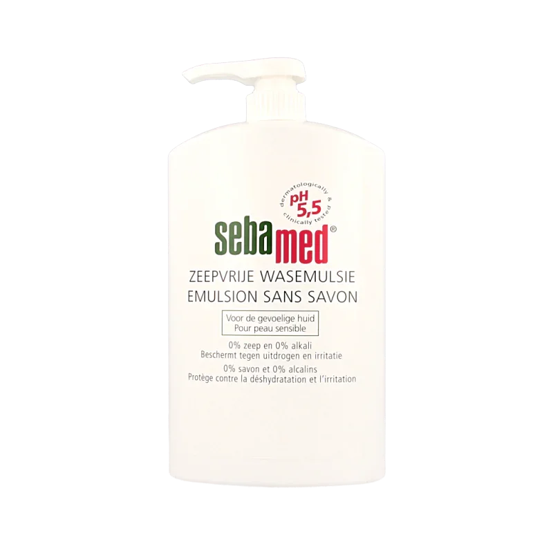 Sebamed Zeepvrij wasemulsie pomp 1 Liter