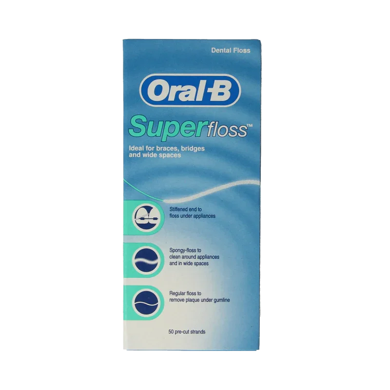 Oral B Floss super regular 50 Stuks