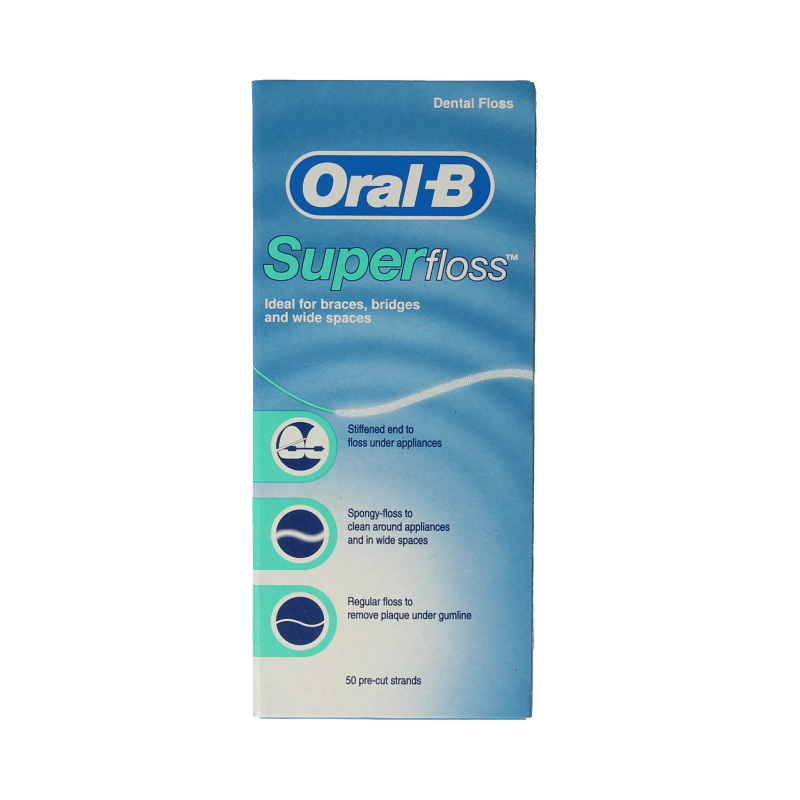 Oral B Floss super regular 50 Stuks