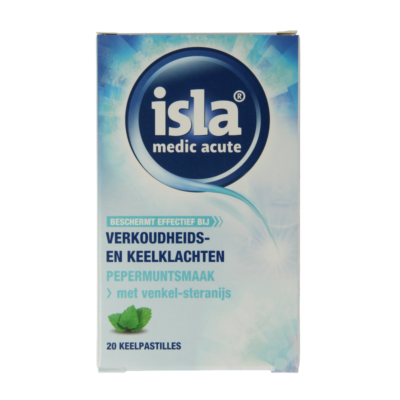Isla Medic acute keelpastilles 20 Pastilles