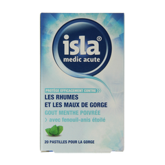 Isla Medic acute keelpastilles 20.00 Pastilles