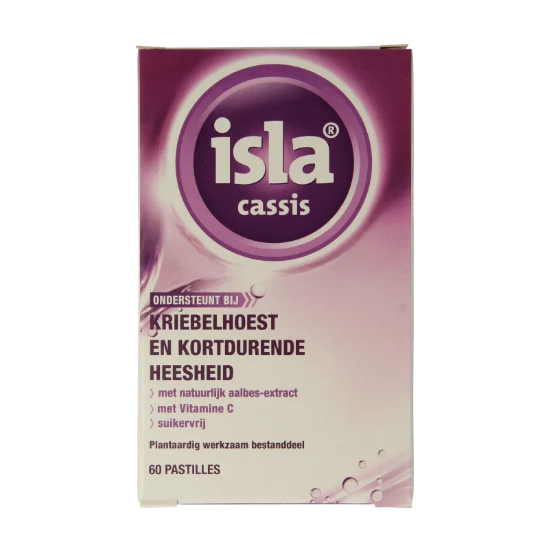 Isla Cassis keelpastille 60 Pastilles