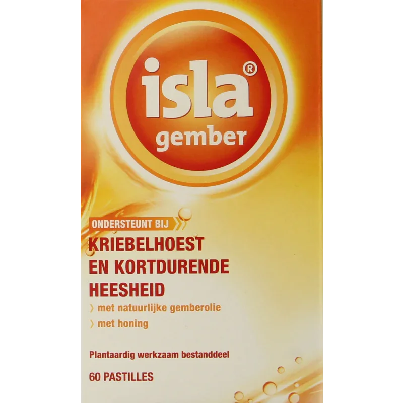 Isla Gember keelpastille 60 Pastilles