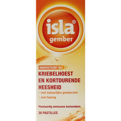 Isla Gember keelpastilles 30.00 Pastilles