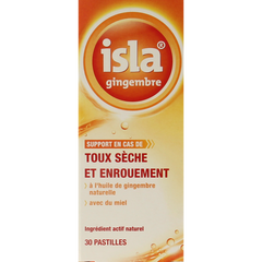 Isla Gember keelpastilles 30.00 Pastilles