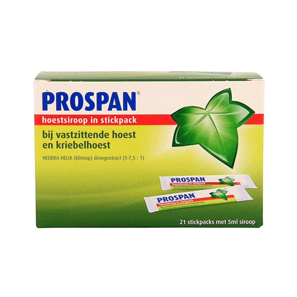 Prospan Hedera helix stickpack 5 ml 21.00 Stuks
