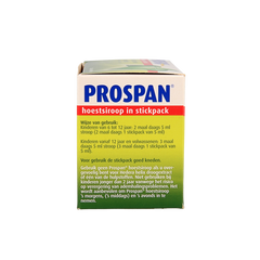 Prospan Hedera helix stickpack 5 ml 21.00 Stuks