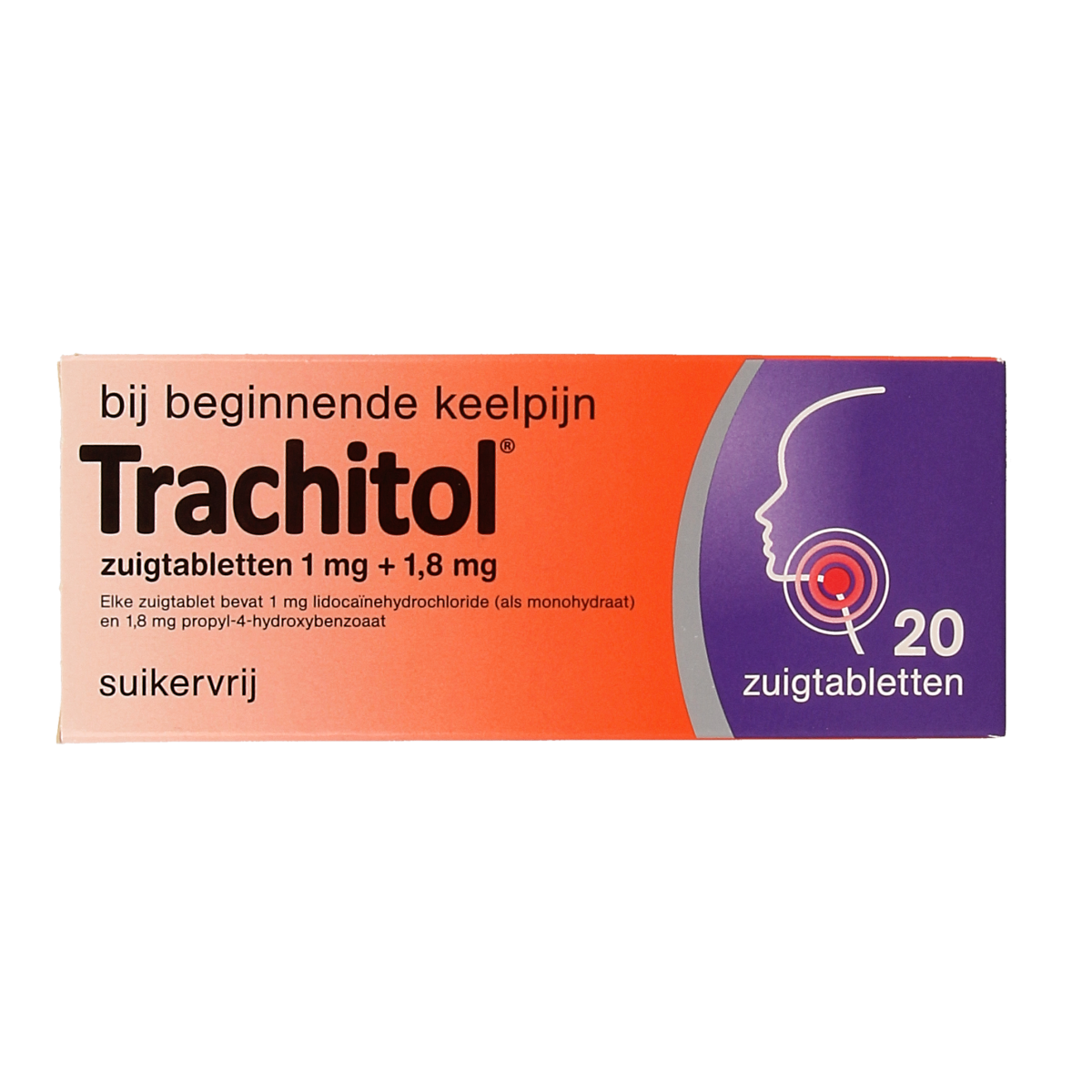 Trachitol Zuigtabletten suikervrij 20.00 Zuigtabletten