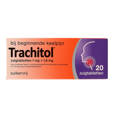 Trachitol Zuigtabletten suikervrij 20.00 Zuigtabletten