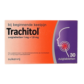 Trachitol Zuigtabletten suikervrij 30 Zuigtabletten