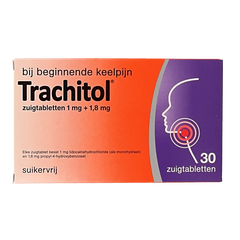 Trachitol Zuigtabletten suikervrij 30.00 Zuigtabletten