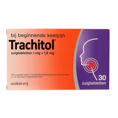 Trachitol Zuigtabletten suikervrij 30.00 Zuigtabletten