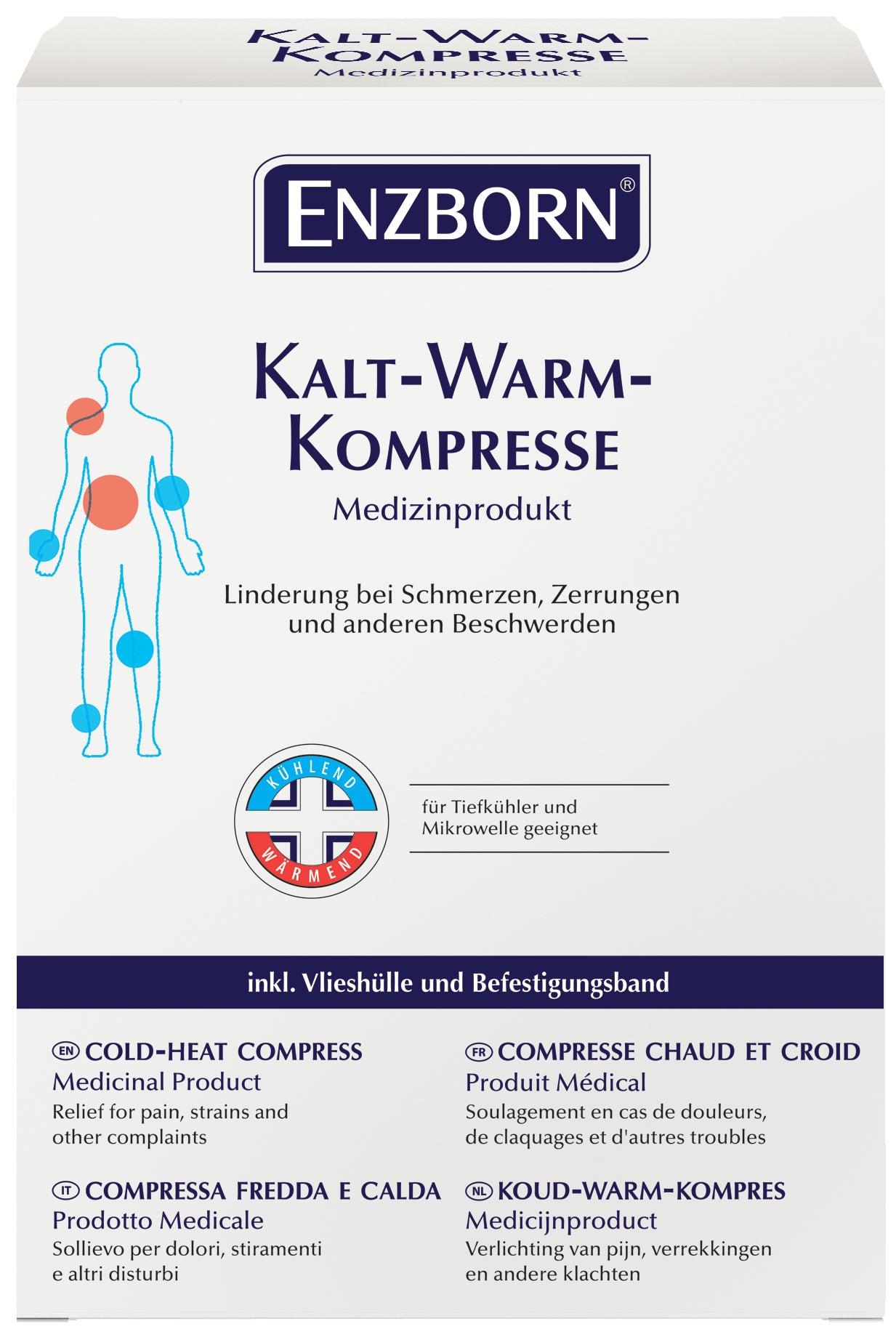 ENZBORN Koud-warm kompres 12x29cm 1.00 Stuks