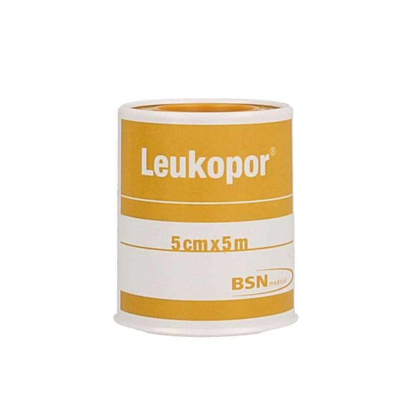 Leukopor Hechtpleister 5m x 5cm 1 Stuks